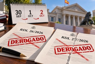 Efectos de los decretos de vivienda derogados en octubre 2026